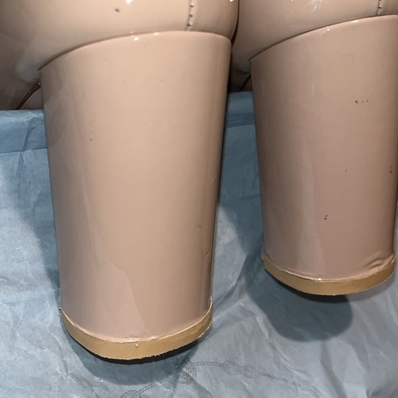 PRADA 39.5 patent Calzature Donna heel ,Vernice, Cipria/Nude. In original box - Picture 8 of 9